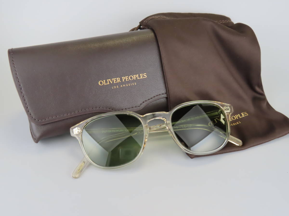 レンズ・カ ほぼ新品OLIVER PEOPLES Vintage Glass Fairmont Sun