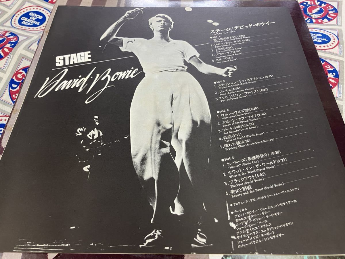 David Bowie★中古2LP国内盤「デビッド・ボウイ―～ステージ」_画像4