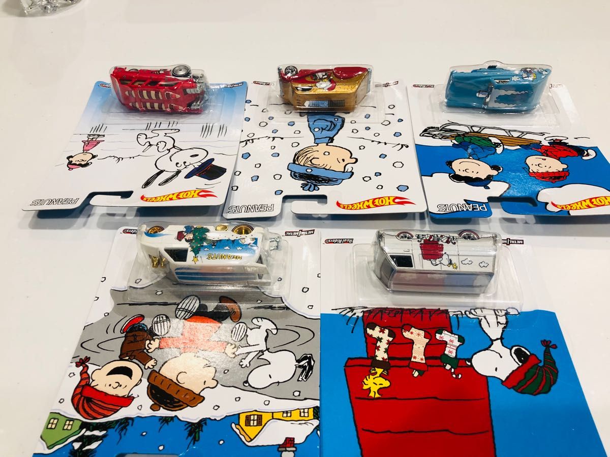 ホットウィール スヌーピー PEANUTS 5台セット