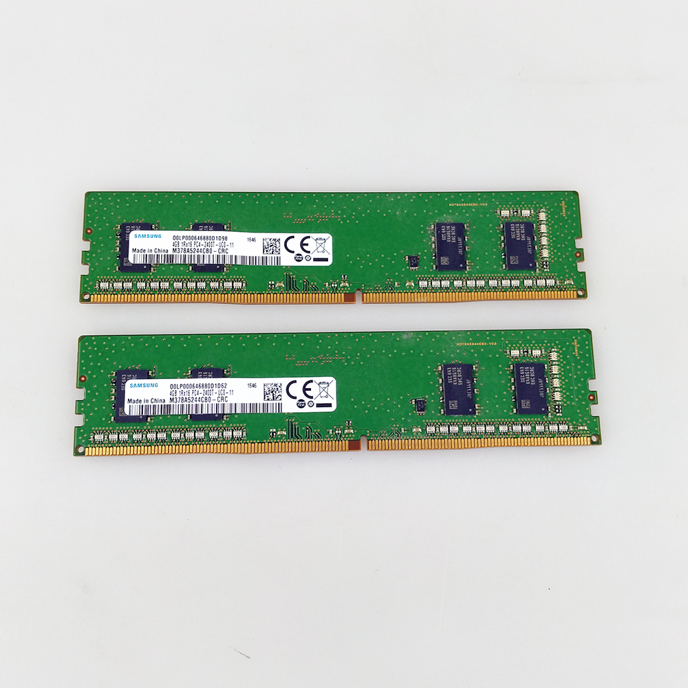 SUMSUNG サムソン デスクトップメモリ 8GB(4GB×2) PC4-2400T 1R×16_画像1