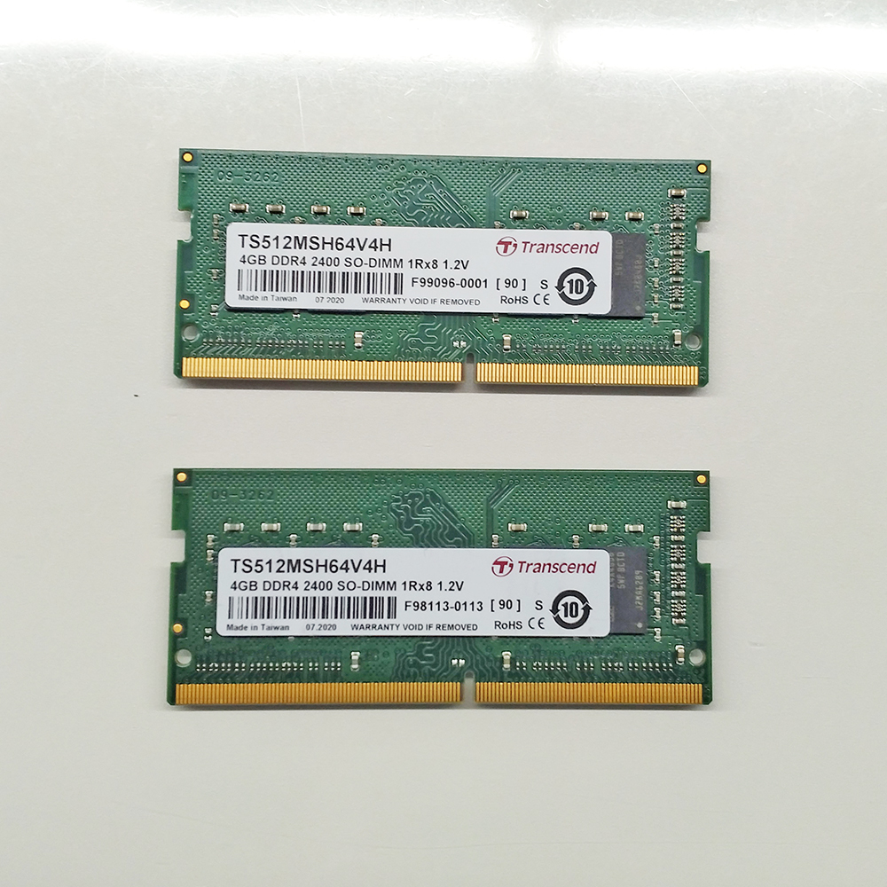 Transcend ノートPC用メモリ 8GB(4GB×2) DDR4-2400 SO-DIMM 1R×8_画像1