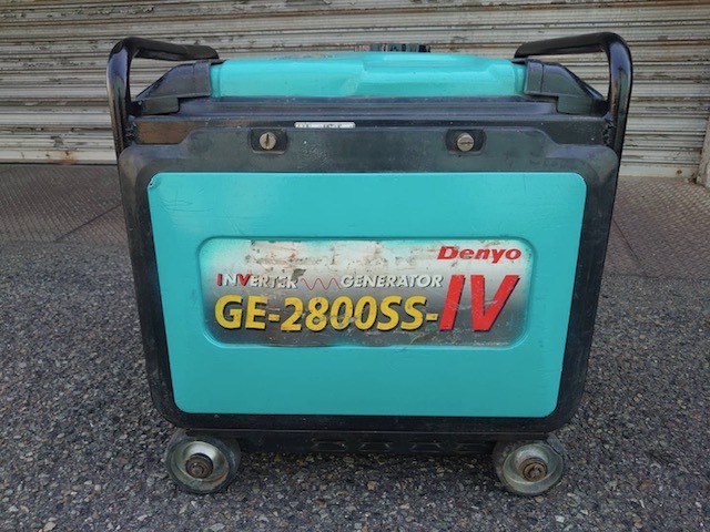 即決)デンヨー・発電機・防音・GE-2800SS-IV・インバータ・680時間 ...