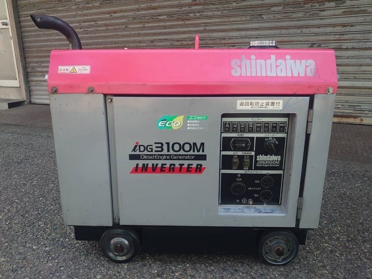 ( prompt decision ) Shindaiwa * generator * inverter * eko *iDG3100M*2379 hour * diesel 