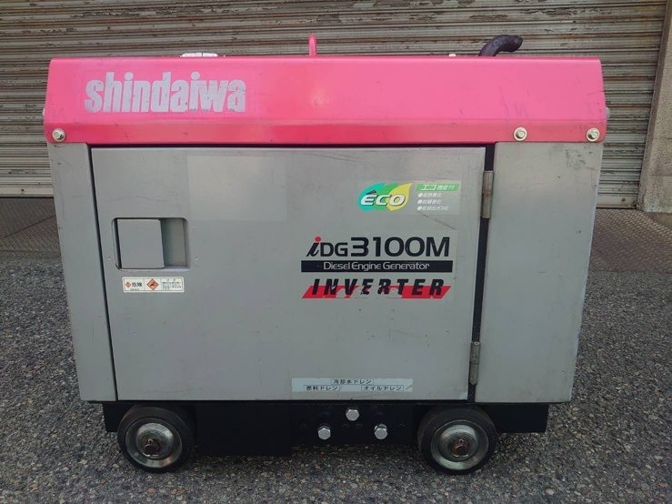 ( prompt decision ) Shindaiwa * generator * inverter * eko *iDG3100M*2379 hour * diesel 