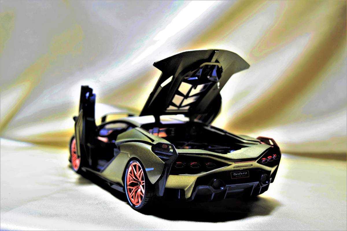 新品マイスト1/18 【Maisto】■Lamborghini Sian FKP 37/レア/■BMW/ポルシェ/フェラーリ/アウディ/メルセデス/ランボル/オートアート/京商_画像10