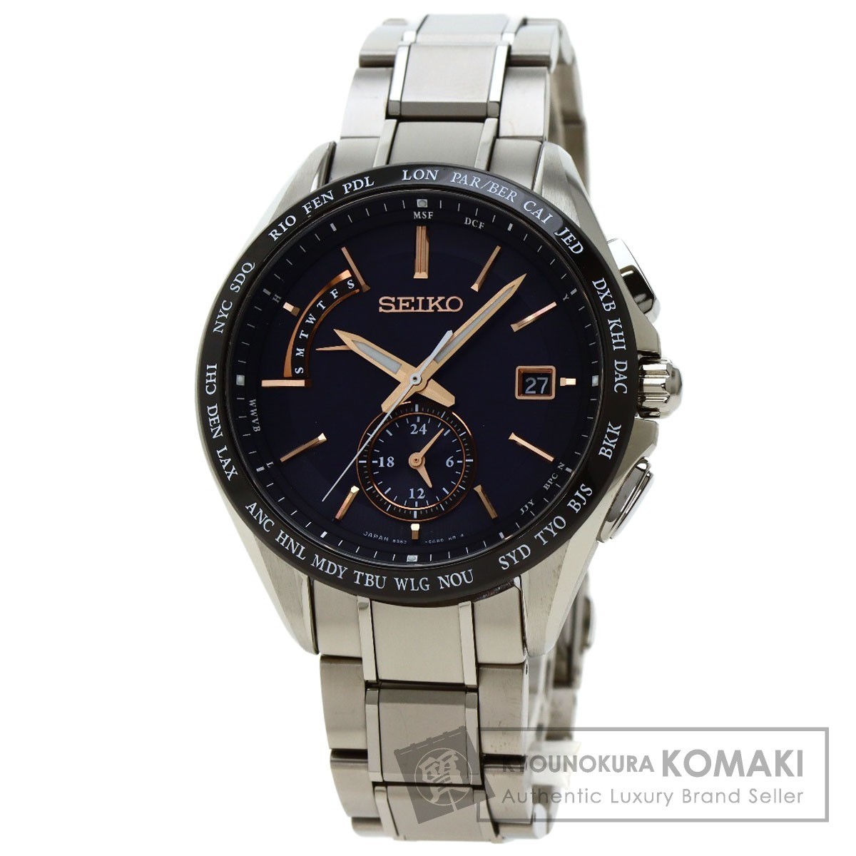 SEIKO セイコー 8B63-OAAO ブライツ 腕時計 チタニウム チタニウム メンズ 