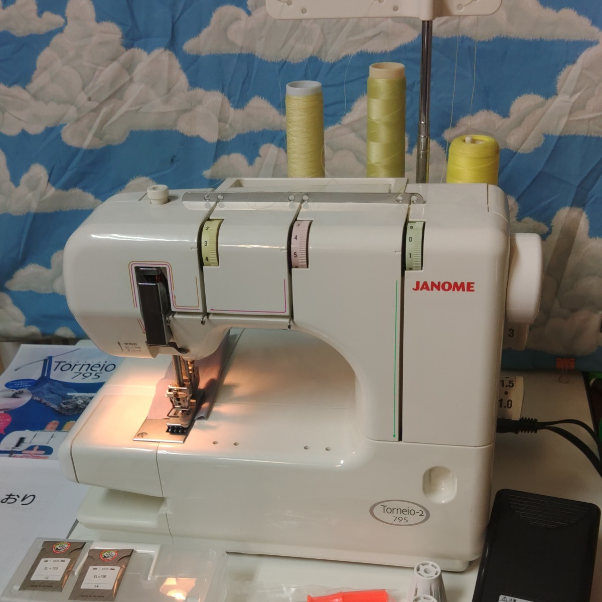 人気の雑貨がズラリ! JANOME ジャノメ 2本針 カバーステッチミシン