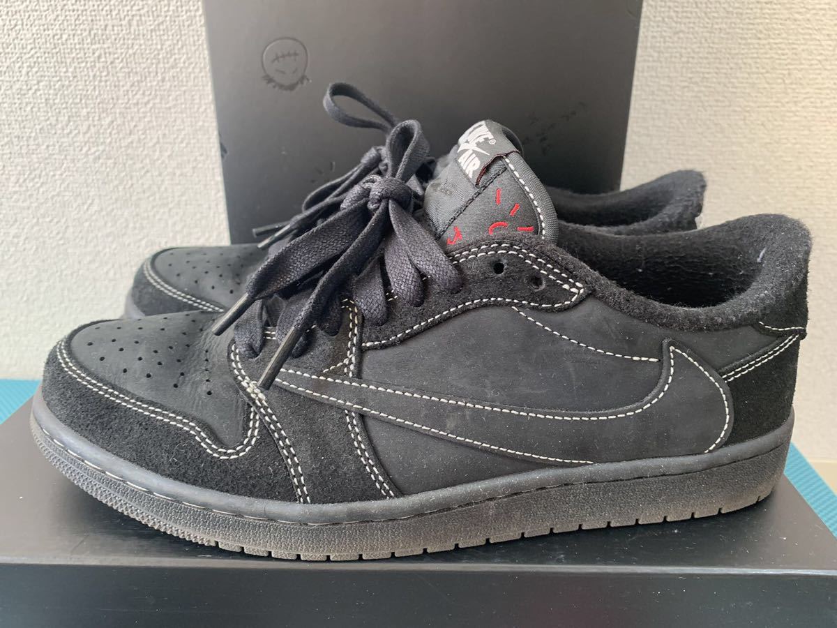 りです 1円スタートTravis Scott × Nike Air Jordan 1 Low OG Black