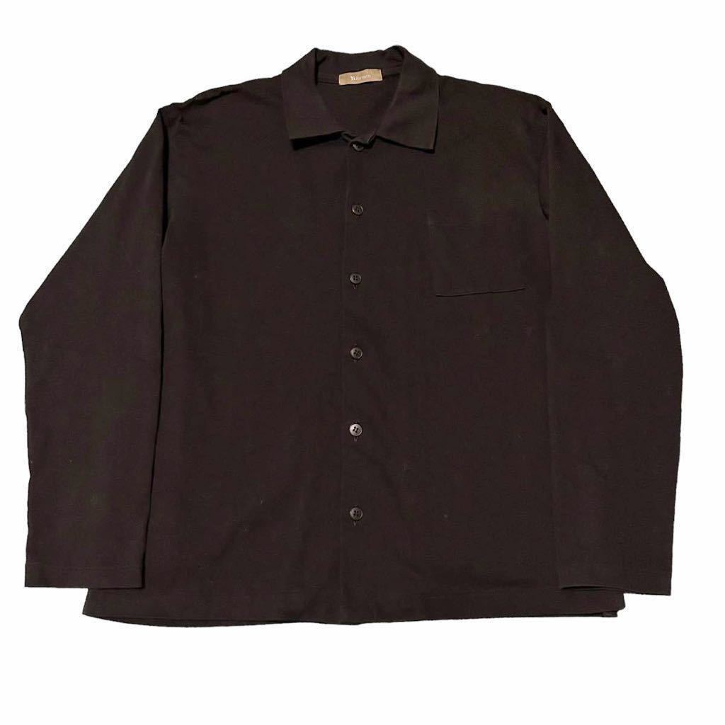 素晴らしい品質 ワイズフォーメン men for Y's 90s デザイナーズ アーカイブ ヨウジヤマモト Yamamoto Yohji ヘビーオンスコットンシャツ 茶タグ 長袖シャツ 素晴らしい品質 ワイズフォーメン men for Y's 90s デザイナーズ アーカイブ ヨウジヤマモト Yamamoto Yohji ヘビーオンスコットンシャツ 茶タグ 長袖シャツ