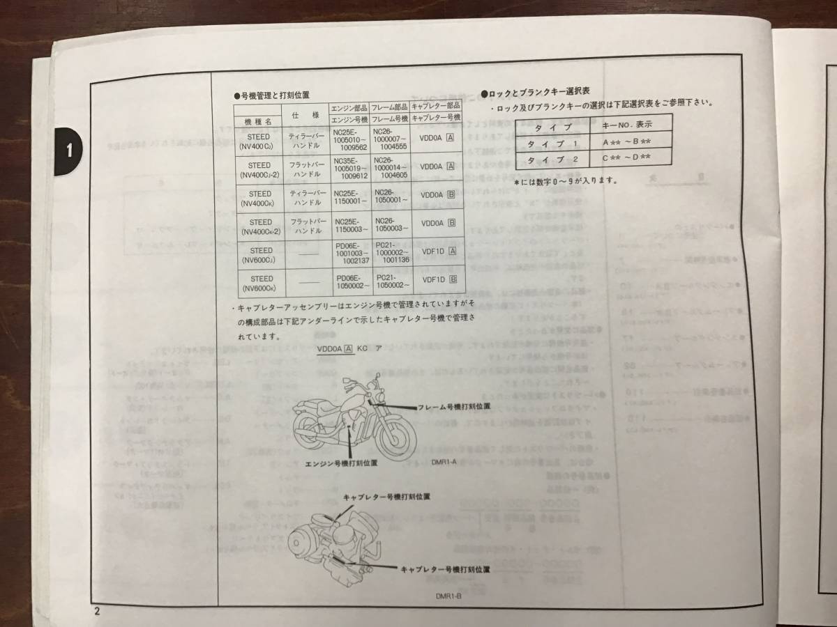 ★HONDA★ STEED　NV400/NV600　NC26-100/105/PC21-100/105　パーツリスト ３版②　スティード　ホンダ　_画像4