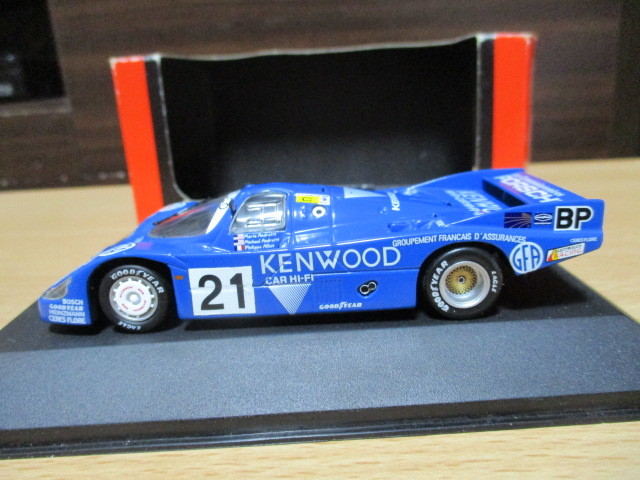 カルツォ 1/43 「 ポルシェ 956 ロングテール 」 #21 KENWOODカラー 1983ｙ ル・マン ・送料 400円 （レターパック発送）_画像6