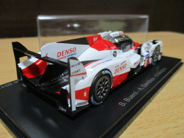 アシェット /スパーク 1/43 「 トヨタ TS050 ハイブリッド 」2017ｙル・マン #8 GAZOOレーシング ・送料 400円（レターパック発送） 難あり_画像7