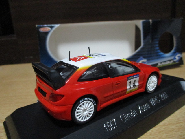  Solido 1/43 [ Citroen * Xsara ] #14 2001y WRC decal attaching * postage 400 jpy ( letter pack post service shipping )