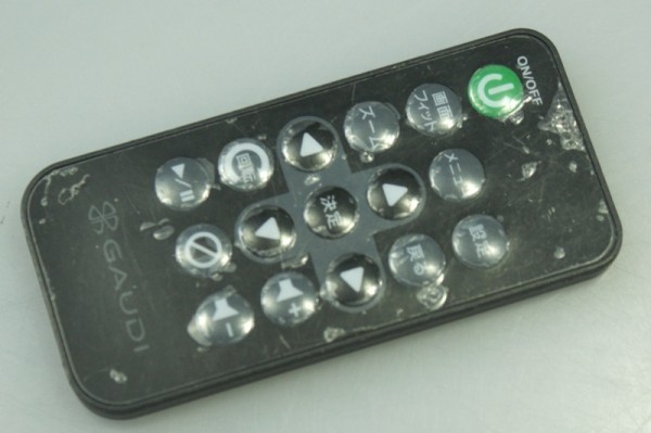 GAUDIga ude . card remote control corresponding type unknown * operation OK *