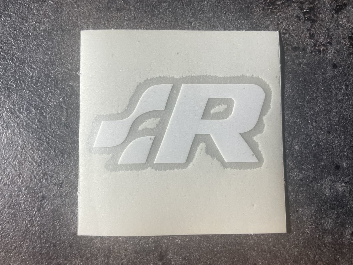 VW R logo-sticker white, black each 2 sheets 