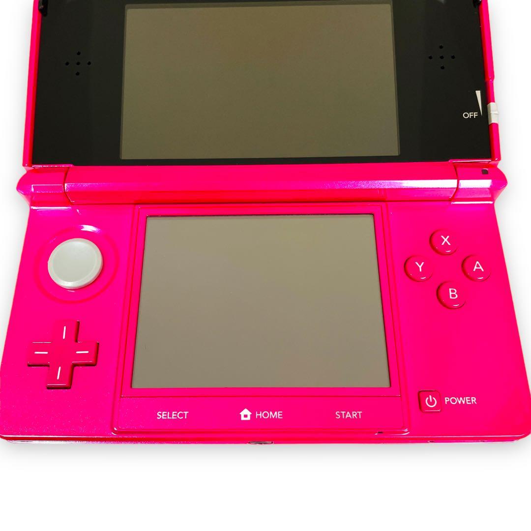 美品 任天堂3DS ピンク 本体 ゲーム機 人気カラー