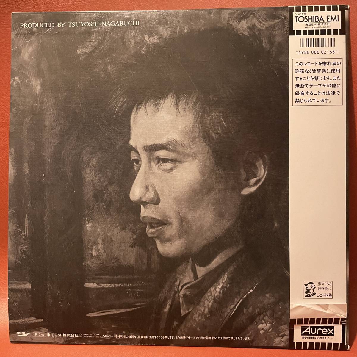  beautiful record! Nagabuchi Tsuyoshi - Never Change obi attaching LP RT28-5061ne bar change peace mono peace Reggae groove tail one three pine ...