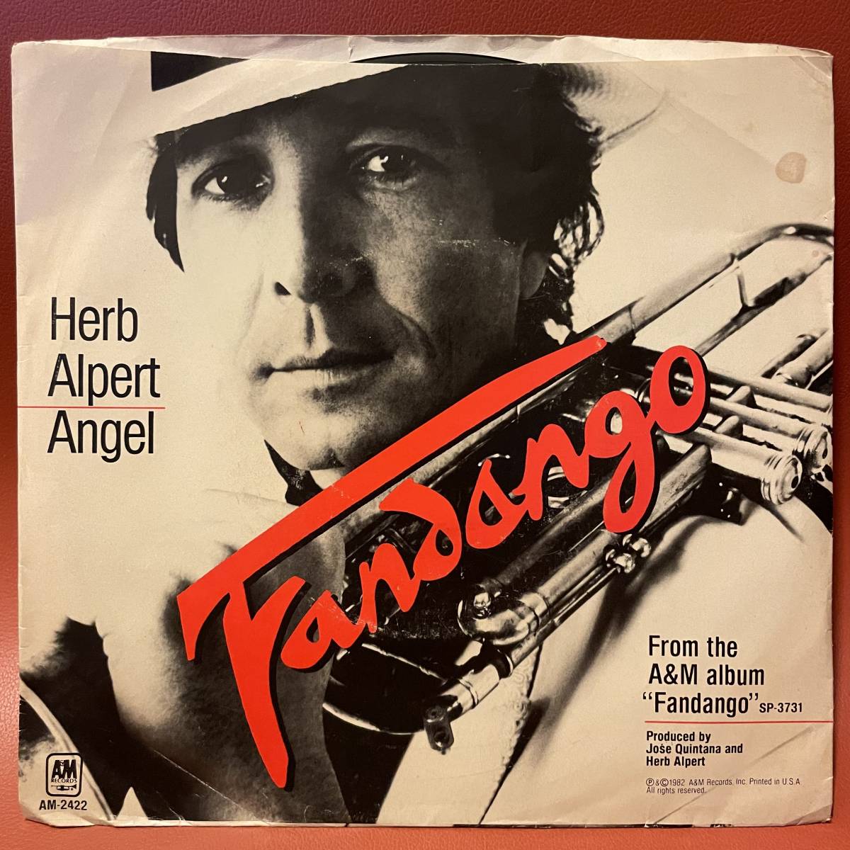 美盤！Herb Alpert - Route101 / Angel USオリジナル盤 EP AM-2072 ハーブ・アルパート ルート101 エンジェル_画像2
