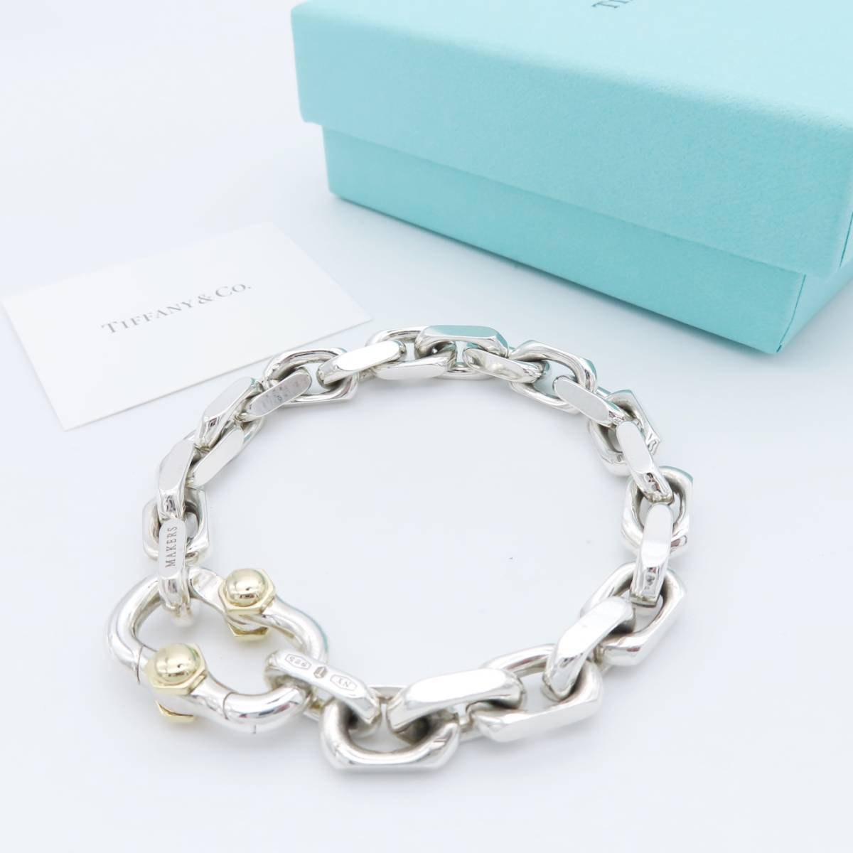 送料無料】 極希少 美品 Tiffany&Co. ティファニー メイカーズ ワイド