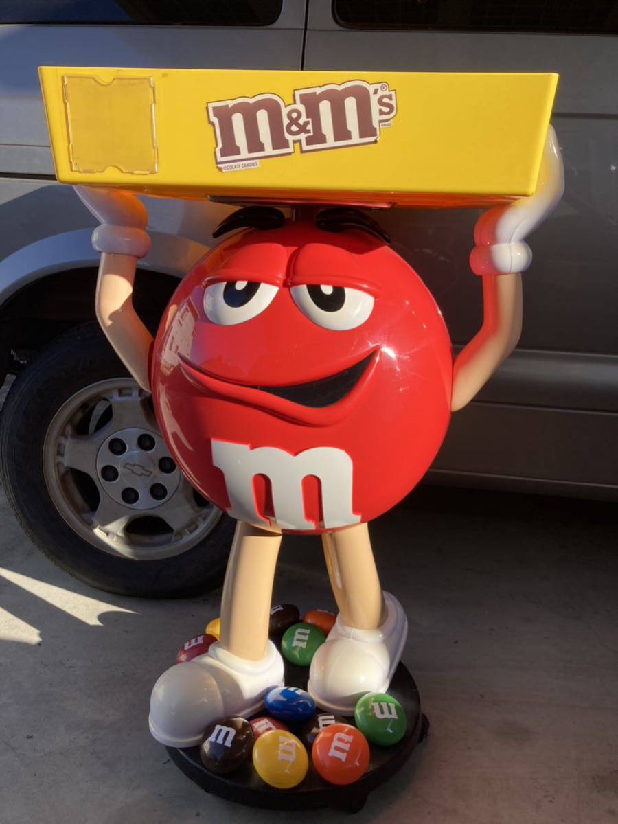 ○ 希少 エムアンドエムズ m&m´s 赤 キャスター付き 非売品 M&M 