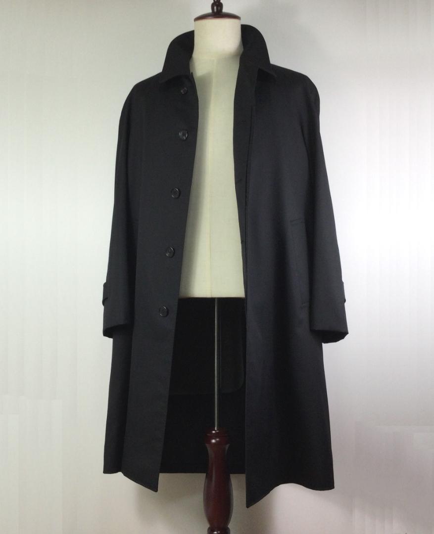 極美品◇LONNER ロイナー カシミヤ混 ライナー付 ステンカラーコート