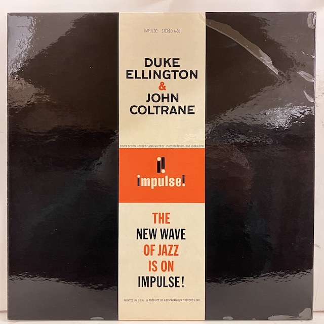 ●即決LP Duke Ellington / & John Coltrane As30 j36140 米盤、赤黒p、片Bellsound刻印 デューク・エリントン_画像4