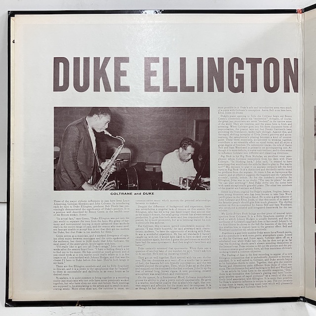 ●即決LP Duke Ellington / & John Coltrane As30 j36140 米盤、赤黒p、片Bellsound刻印 デューク・エリントン_画像6