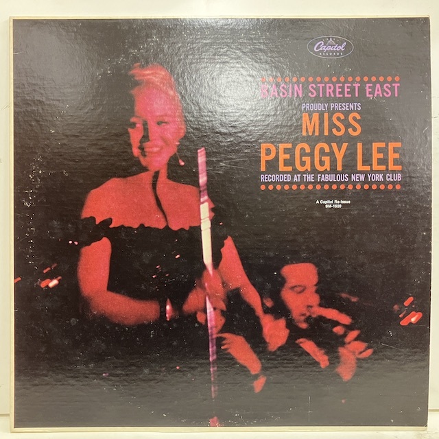 ●即決VOCAL LP Peggy Lee / Basin Street East sm-1520 jv4227 米盤、黄Mono ペギー・リー_画像1