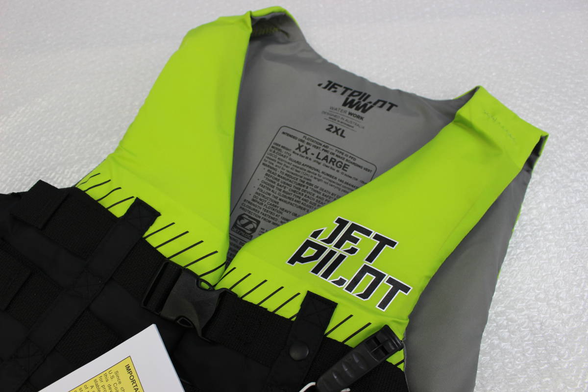 *JETPILOT STRIKE 3 buckle nylon CGA the best green XXL life the best 