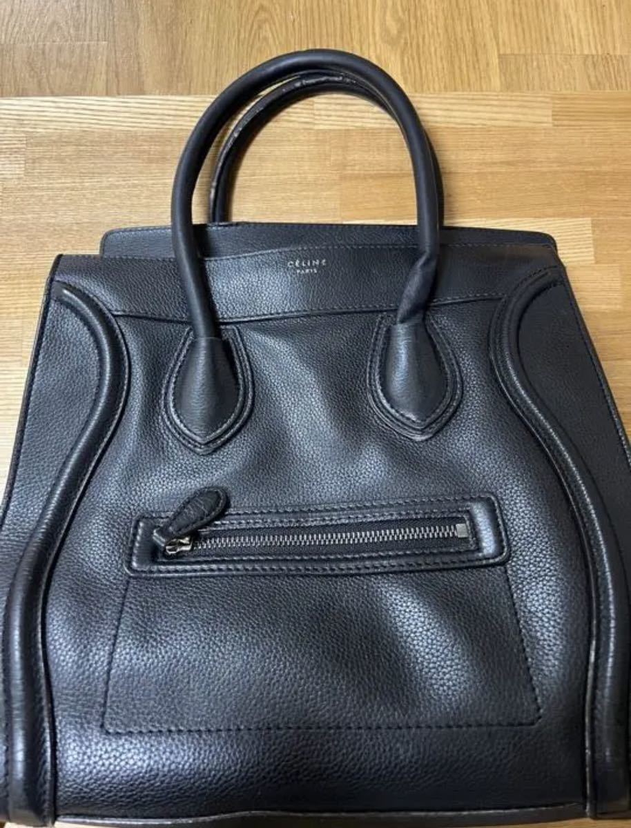 CELINE セリーヌ ミニショッパー ラゲージ バッグ バック_画像1