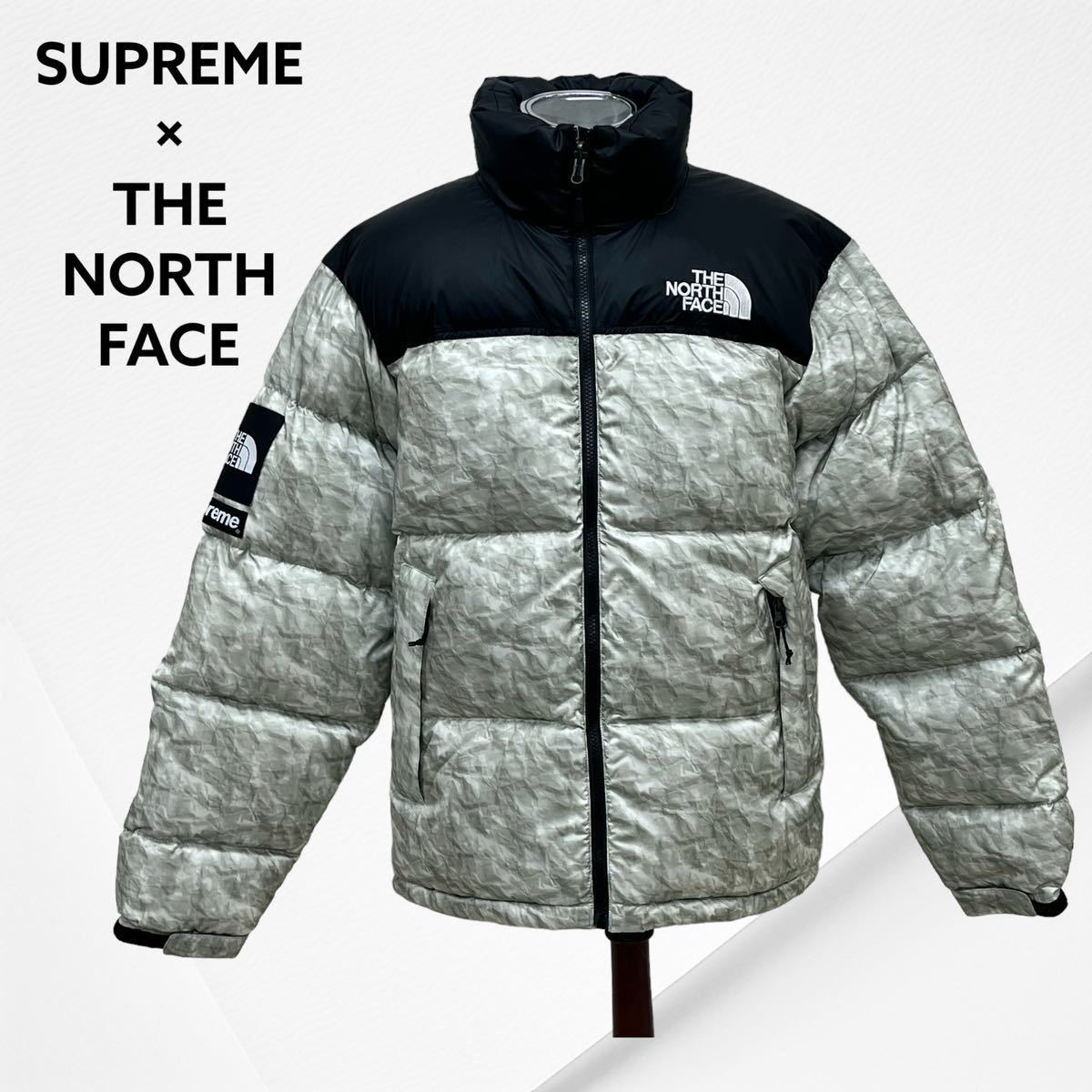 Supreme 19AW The North Face Paper Print Nuptse Jacket シュプリーム