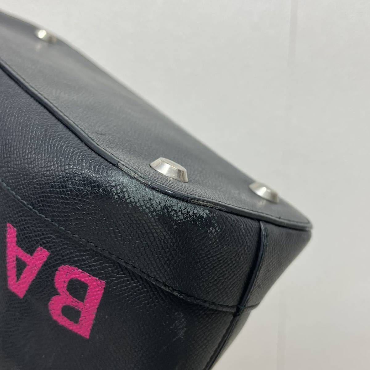  покупка сертификат имеется BALENCIAGA Balenciaga vi ru верх руль Logo 2way сумка на плечо 518873 00TA3