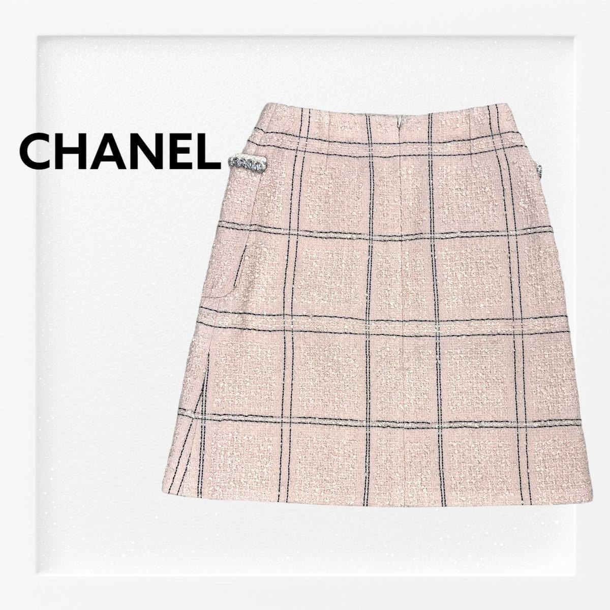 高級 CHANEL シャネル P45436V31742 COCO ココマークプレート付き