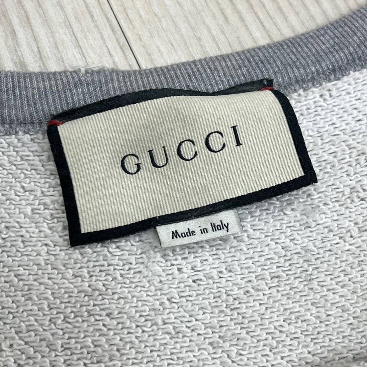 高級 GUCCI グッチ 17AW ヴィンテージロゴ ダメージ加工 オールドロゴ