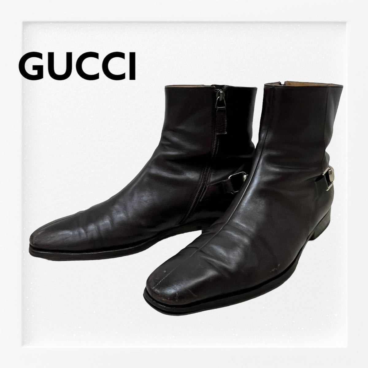 GUCCI グッチ ブーツ 27センチ 42E - ブーツ