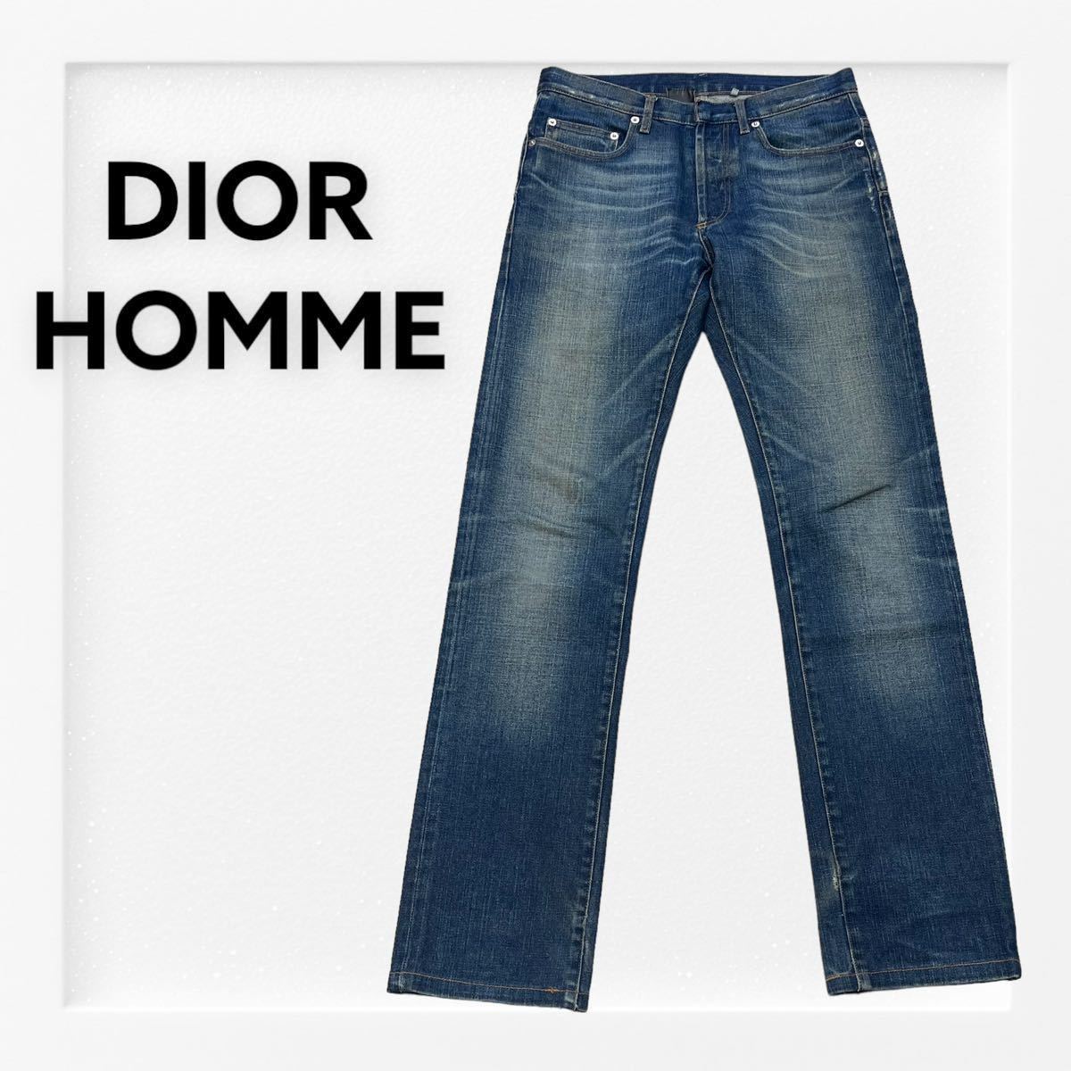 dior homme ディオールオム 泥加工デニム 05ss エディ期-