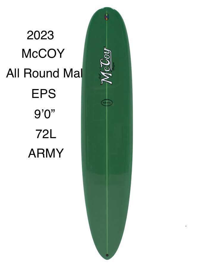 2023 NEW!! 新品!未使用!2023 NEW McCOY ALL ROUND MAL 9'0” 72L