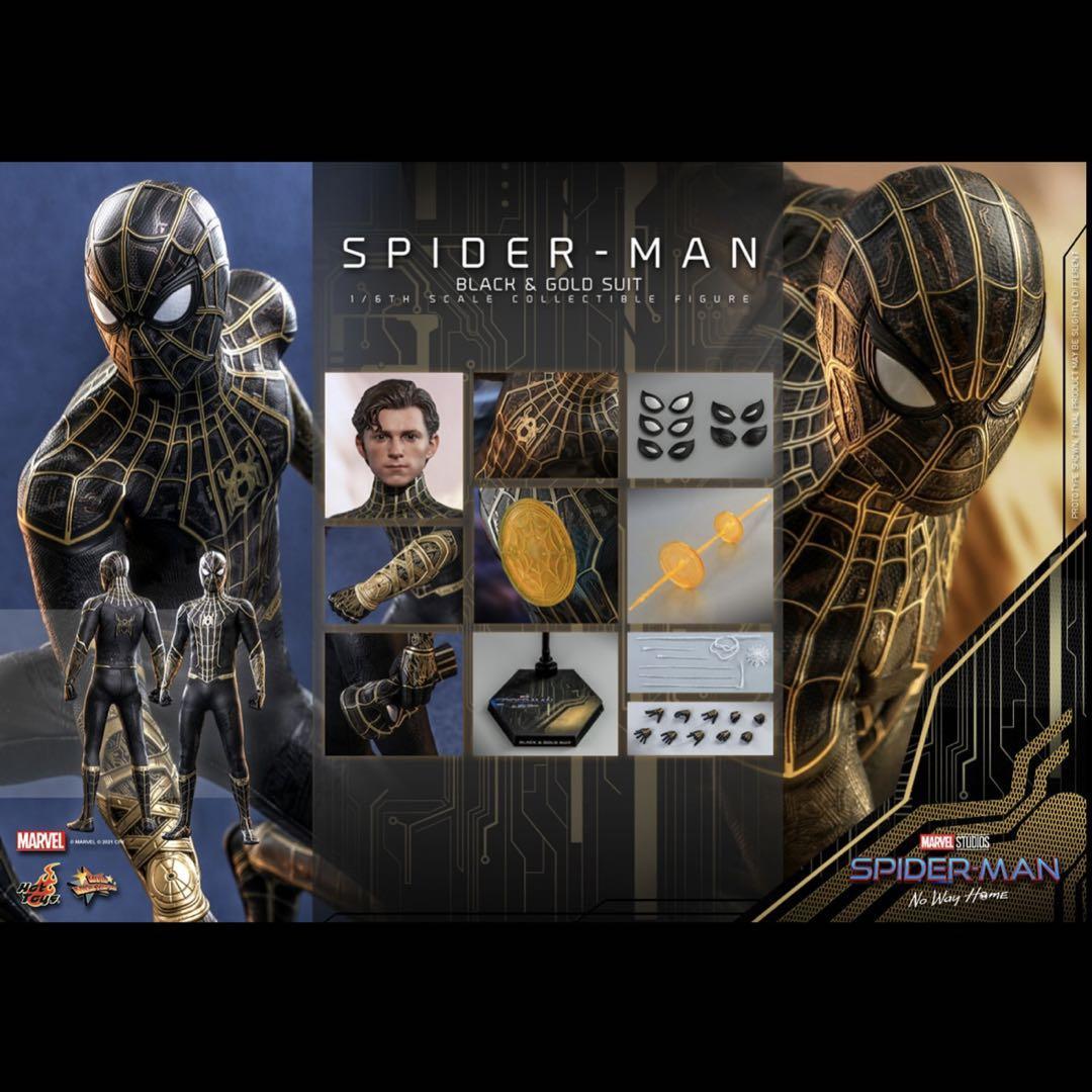 新品未開封 スパイダーマン ブラック&ゴールド　ホットトイズ　アイアンマン