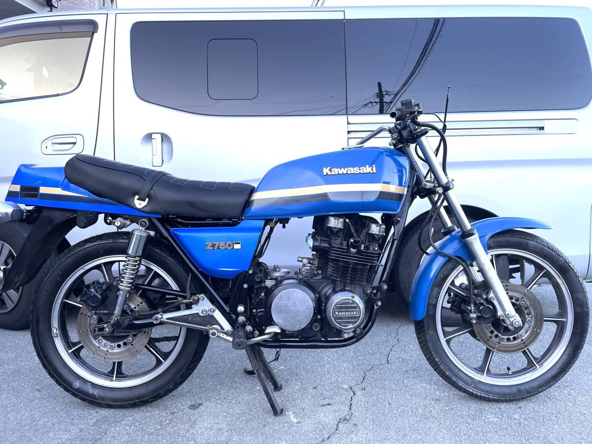 KAWASAKI Z750FX3 書付 新規輸入 ベース車 クランキング確認済 KAWASAKI Z750FX3 書付 新規輸入 ベース車 クランキング確認済