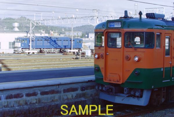 ☆90～10年代鉄道10jpgCD[113系大垣車R9編成その3(中央西線鶴舞・中津川駅)]☆_DP3292