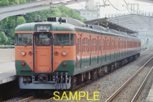 ☆90～10年代鉄道10jpgCD[113系大垣車R9編成その3(中央西線鶴舞・中津川駅)]☆_DP7818