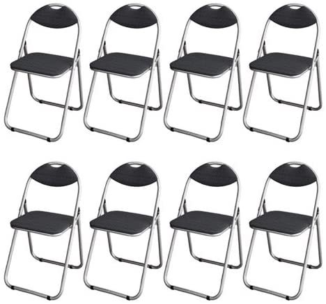 【人気商品】 GRATES 折りたたみパイプ椅子 8脚セット ダークグレー