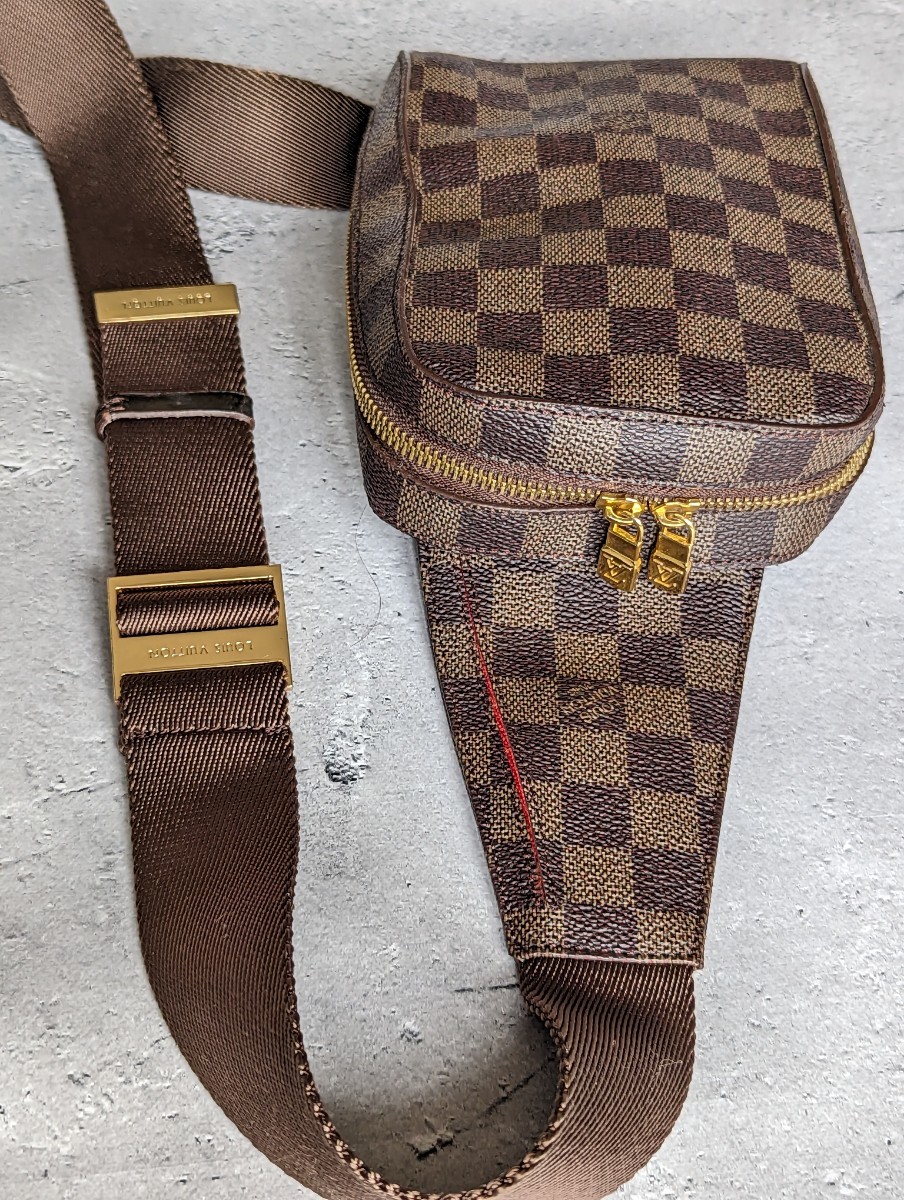 ルイヴィトン ＬＶ ボディバッグ ショルダーバッグ ダミエ 極美品-