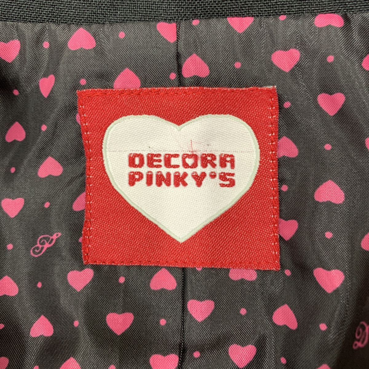 【美品】DECORA PINKY'S デコラピンキーズ スーツ セットアップ 3点セット 入学式　七五三 キッズ サイズ120_画像9