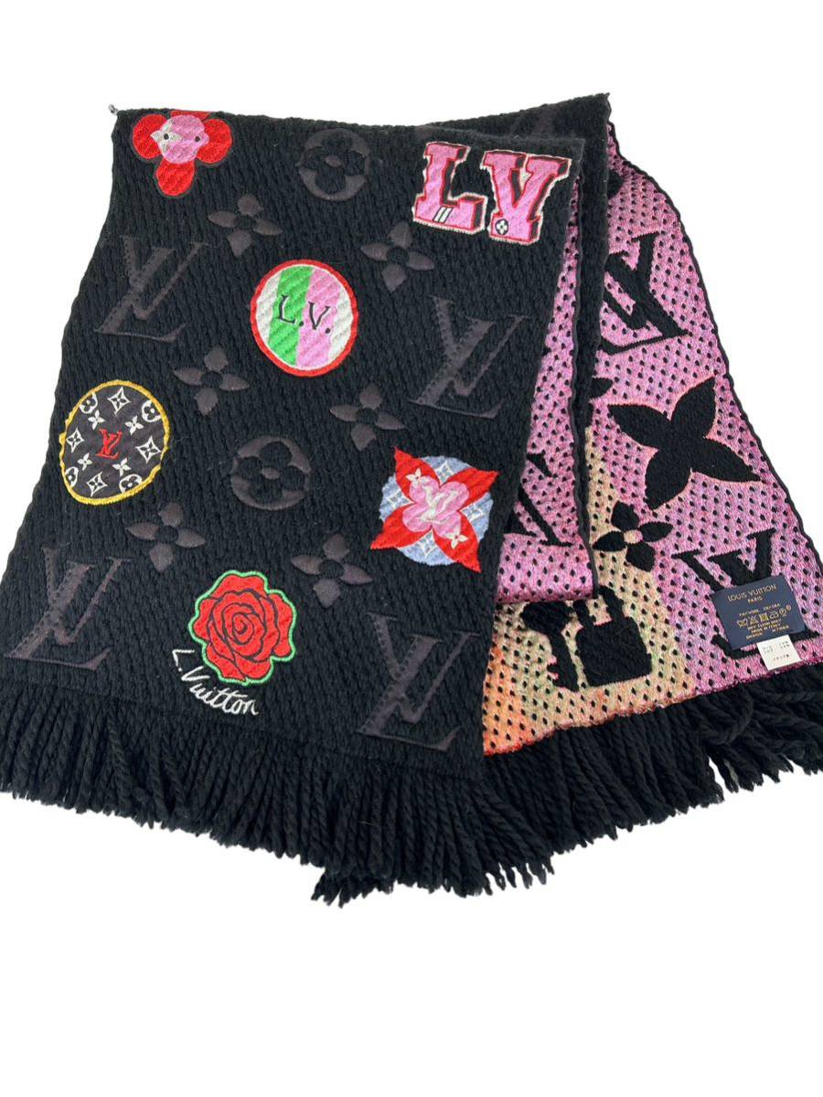 しかねます】 LOUIS VUITTON ルイヴィトン LVストーリーズ エシャルプ