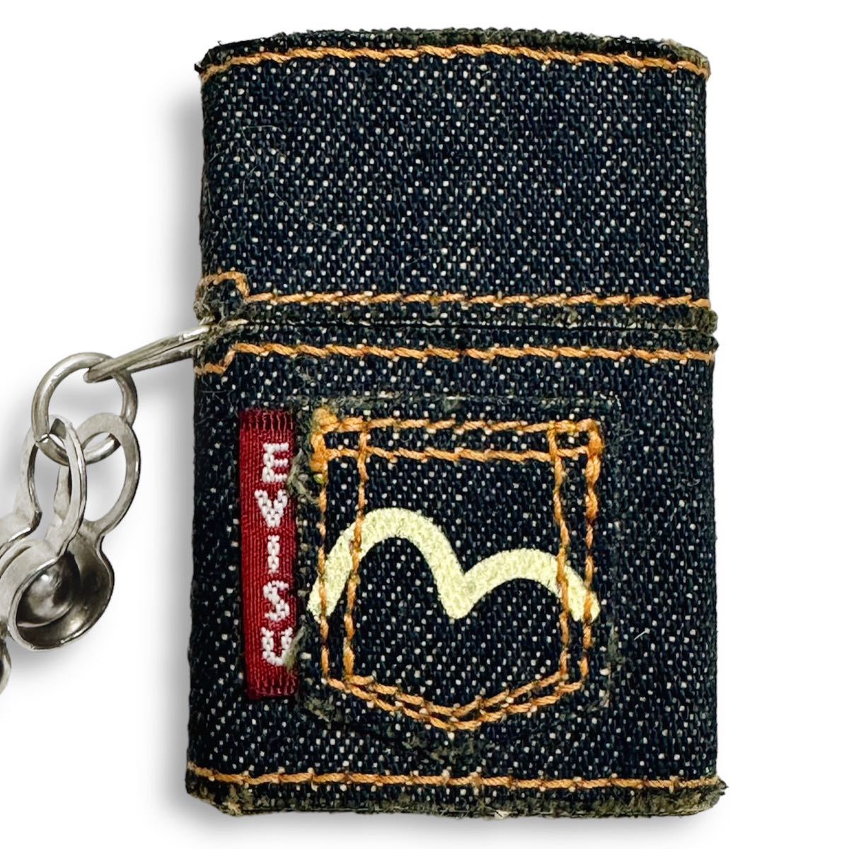 EVISU エビス ZIPPO ジッポ ☆ 2005年製 白カモメ デニム ライター
