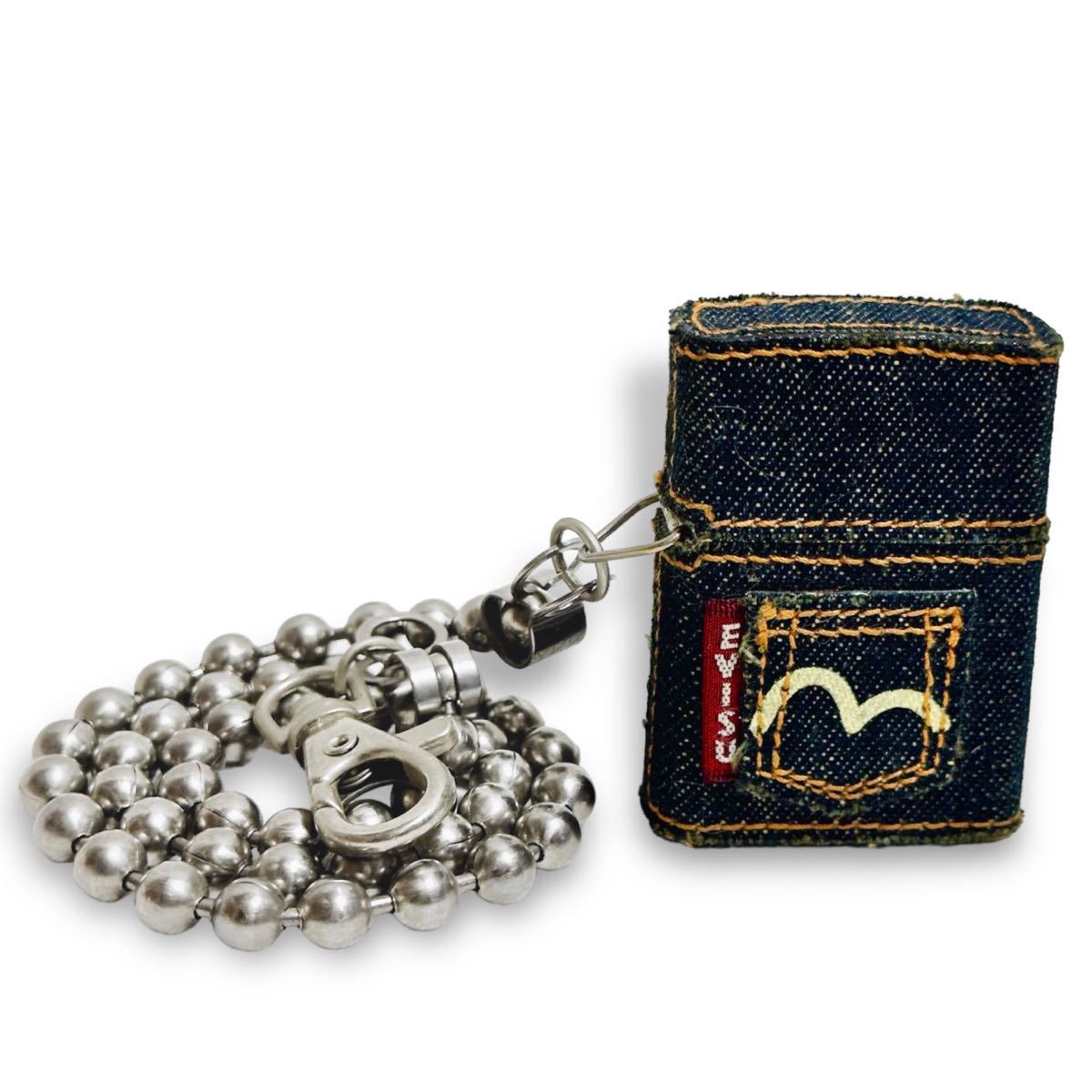 EVISU ジッポライター ボールチェーン付き 人気カラーの www