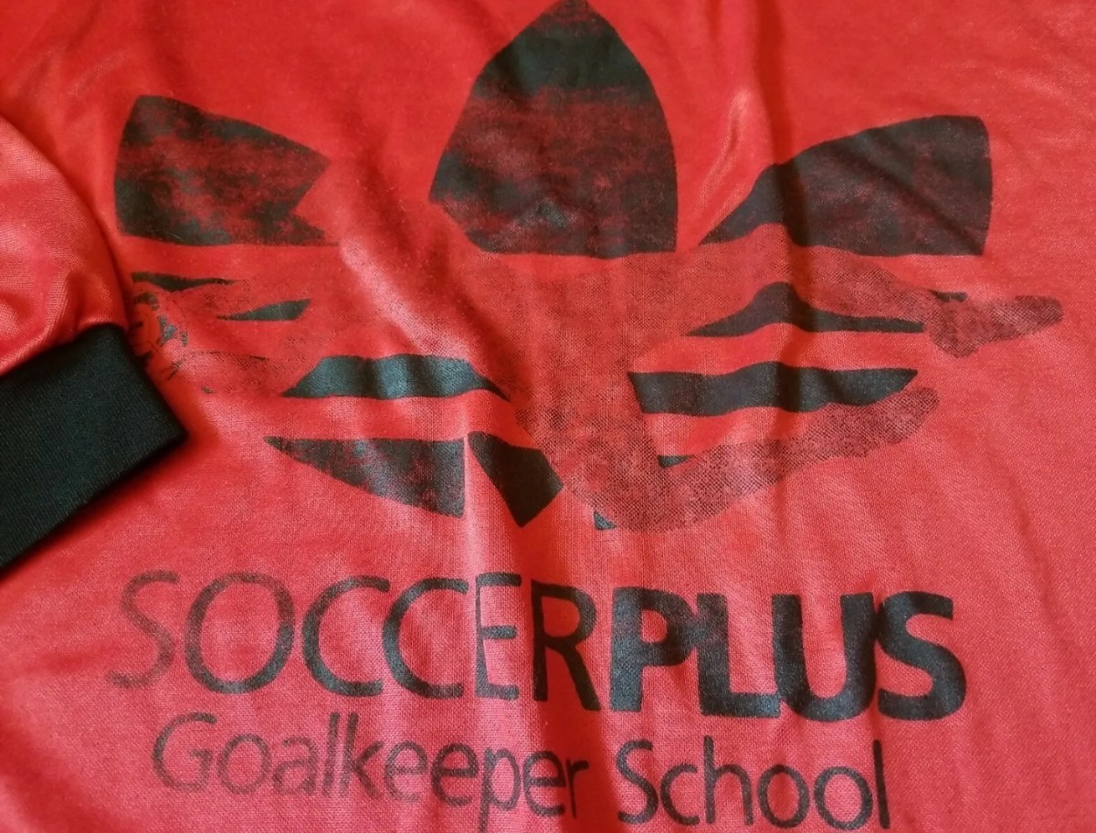  редкий предметы снабжения adidas Adidas голкипер GK одежда форма school U.S.A производства плечо локти подушка имеется to зеркальный . il Vintage 