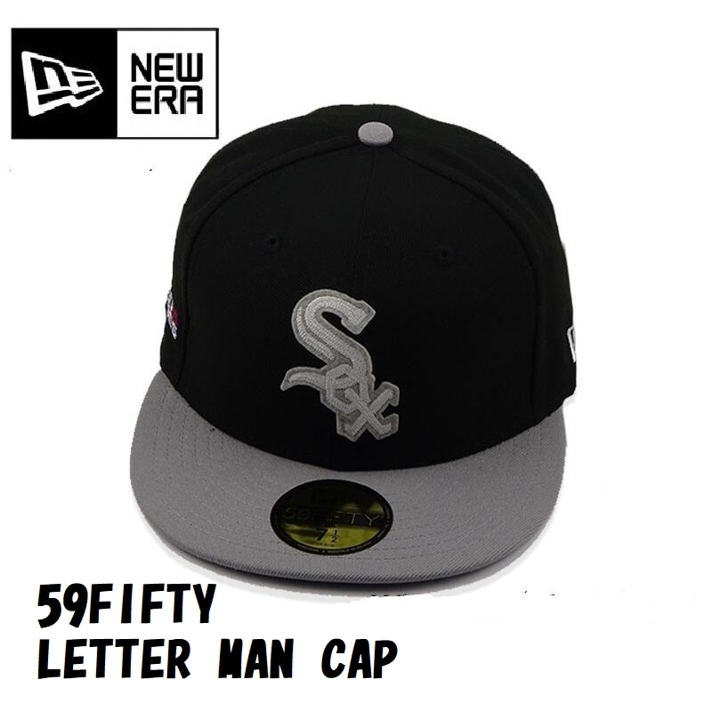 ★【NEW ERA 59FIFTY LETTERMAN CAP 】“Chicago White Sox”7３/8★　MLB　ロゴ刺繍 WorldSeries champion