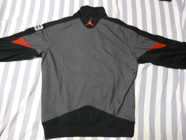  dead stock ultra rare!NIKE air Jordan jersey black / ash / red L new goods 